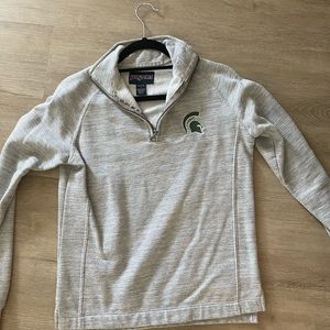 MSU half zip